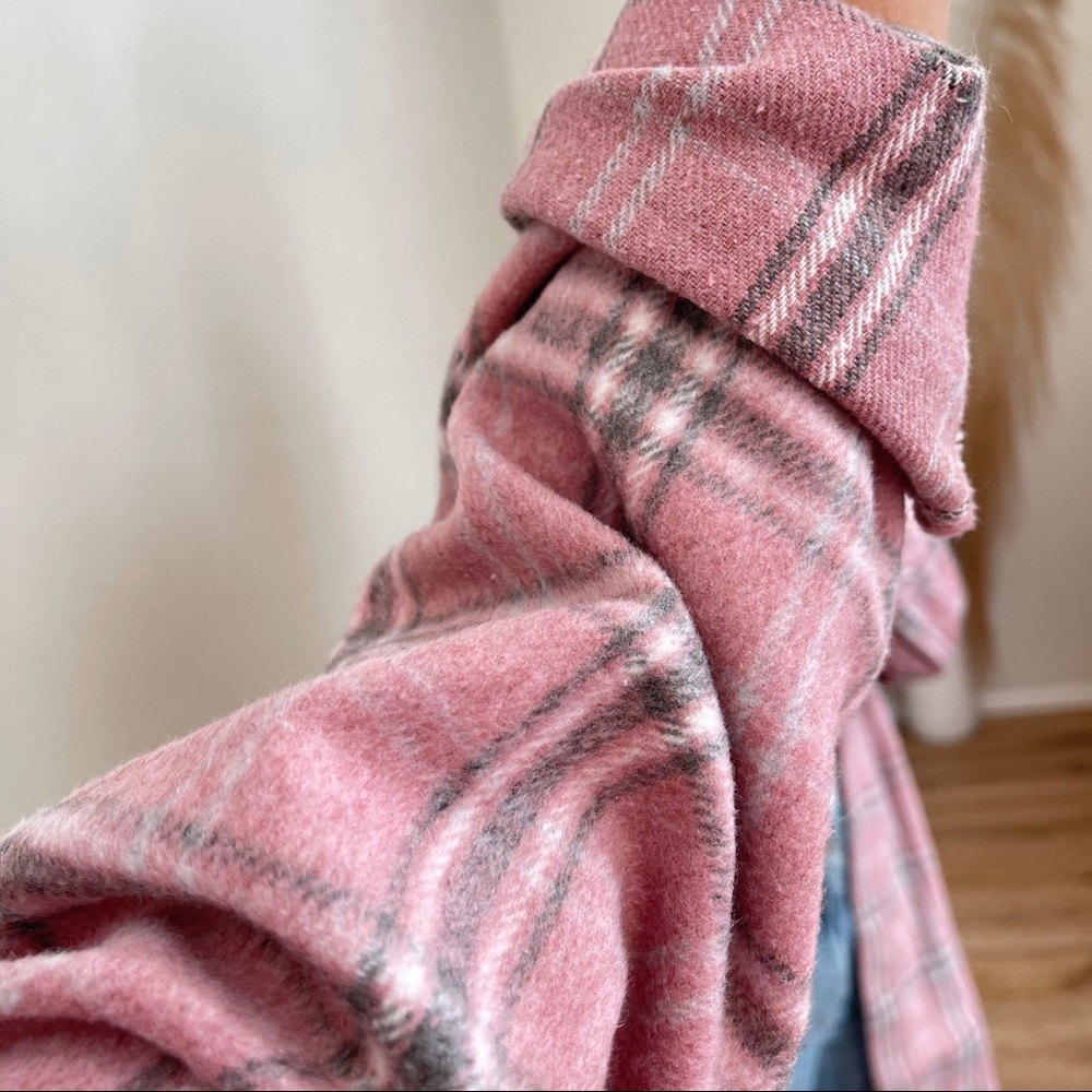 Pink Plaid Button Down Shirt - Picture 7 of 13